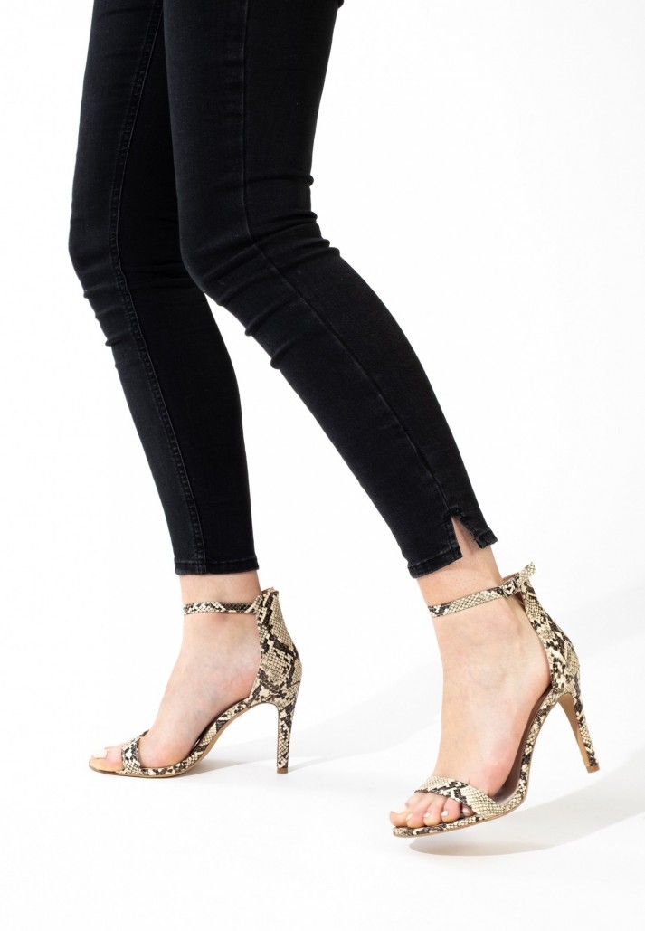 Sandales À Talon Clelia Python