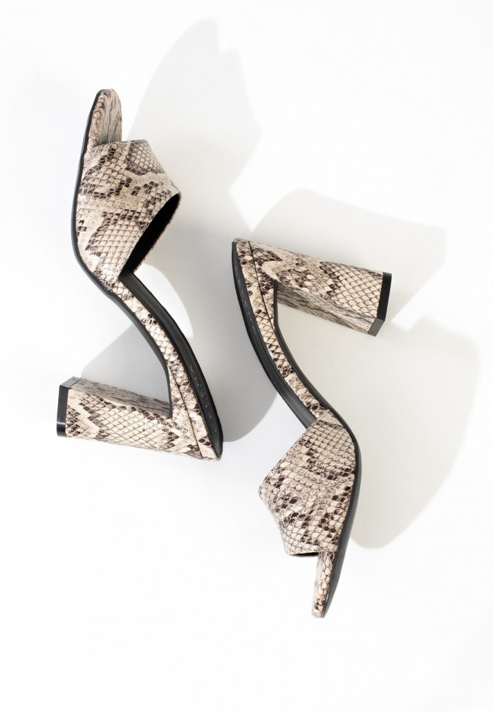 Sandales À Talon Cheryl Python