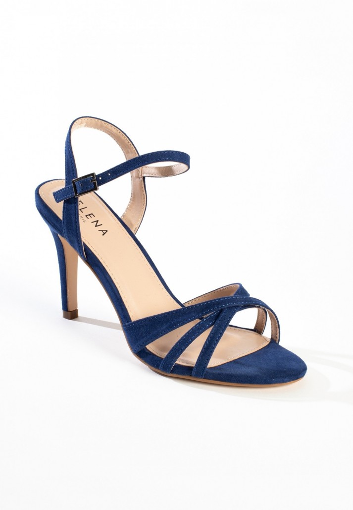Sandales À Talon Ciara Bleu Mat
