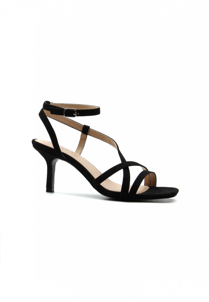 Sandales Chia à talon Noir