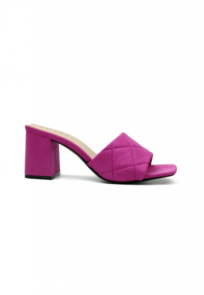 Sandales Cacie à talon Violet