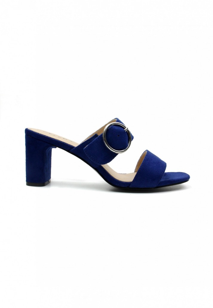 Sandales Cattaleya à talon Bleu