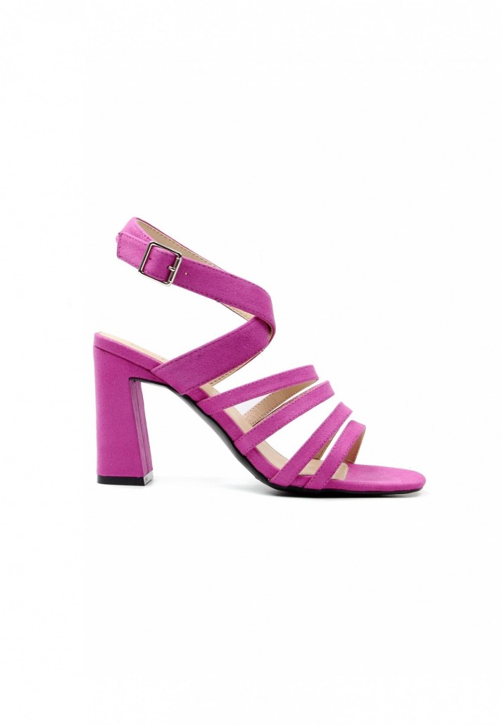 Sandales Cecily à talon Violet