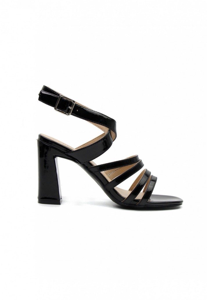 Sandales Cecily à talon Noir