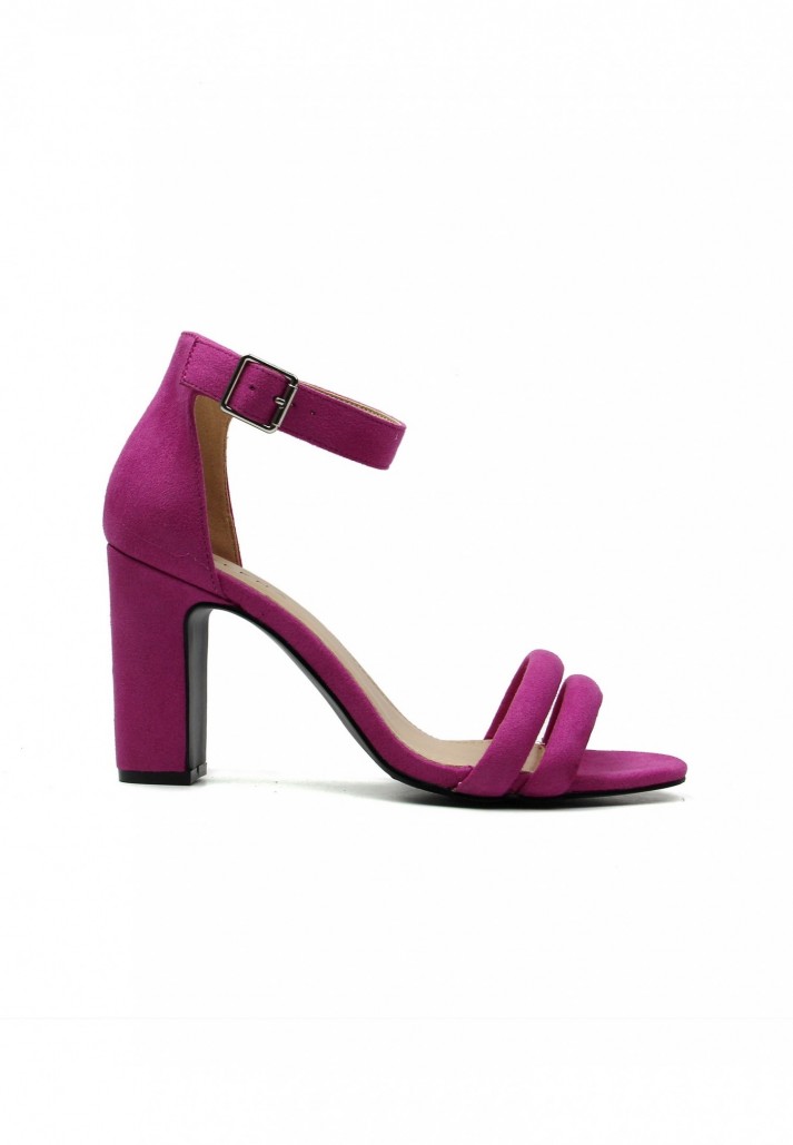Sandales Chelsie à talon Violet