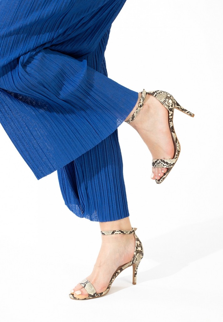 Sandales À Talon Celia Python